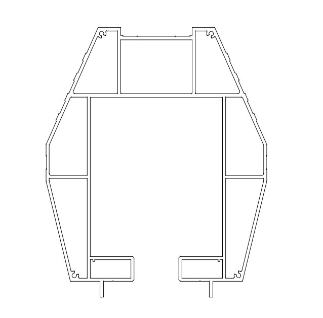 悬浮门铝型材-1